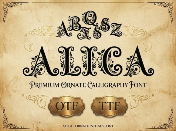 Alica: When Typography Becomes Decorative Art