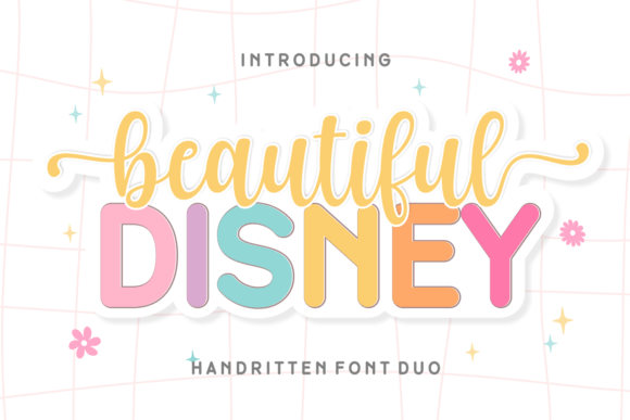 Beautiful Disney Duo: A Font Pairing That Tells a Story