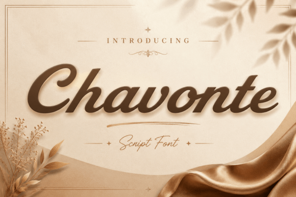 Chavonte: The Script Font Blending Classic Grace with Modern Edge