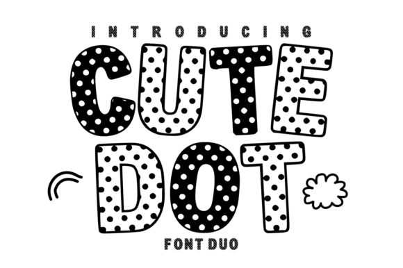 Cute Dot Duo: A Font for Joyful Design