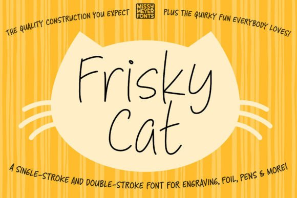 Frisky Cat: The Playful Handwriting Font for Modern Makers