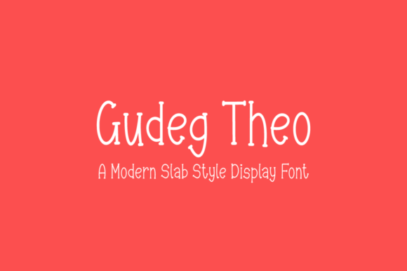 Gudeg Theo: A Modern Serif for Charming Design