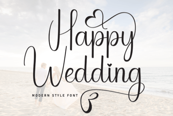 Happy Wedding: The Sweet, Handwritten Font for Joyful Designs