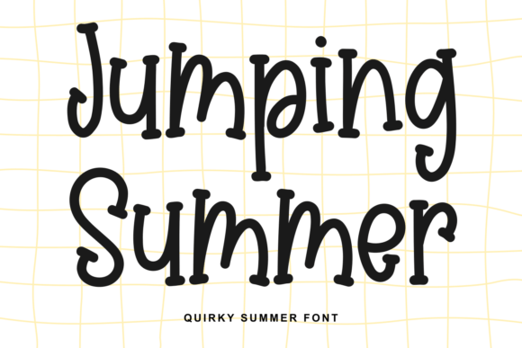 Jumping Summer: The Playful Handwritten Font for Joyful Designs