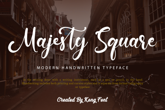 Majesty Square: A Modern Script for Playful Branding