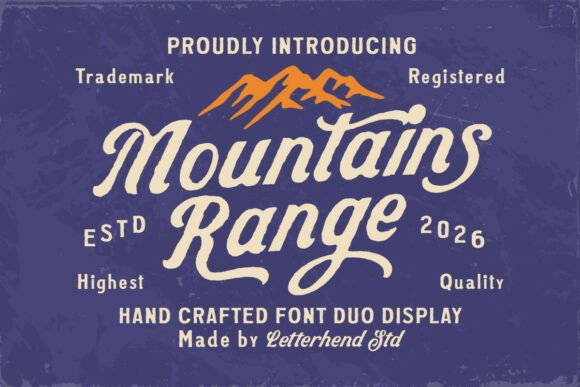 Mountains Range Duo: Crafting Rugged Brand Identities
