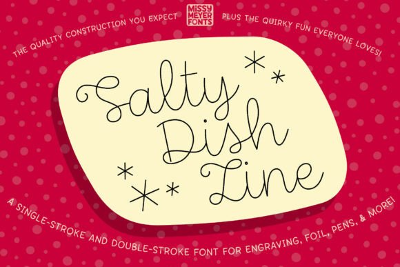 Salty Dish Line: A Handwritten Font for Makers and Creatives