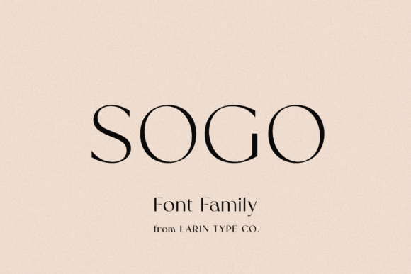 Sogo: The Balanced Sans Serif for Modern Design
