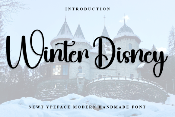 Winter Disney: Crafting Enchantment with a Premium Display Font